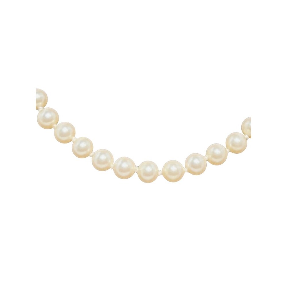 Vintage Faux Pearl Choker Necklace (5386) - Picture 3 of 9
